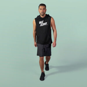 Men's We Jump Sleeveless Hoodie