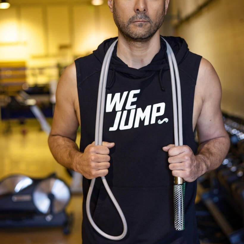 Men's We Jump Sleeveless Hoodie - Image 4
